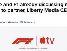 2026世界杯下注-曝苹果有望与F1深化合作：流媒体转播权基础上探索更多可能性